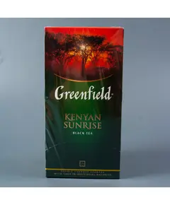 Чай "Greenfield" Kenyan Sunrise 25 пакетиков до 31.07 580 Союз, сеть супермаркетов
