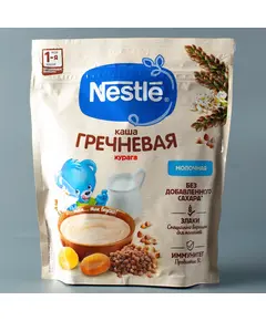 Молочная гречневая каша Nestlé с курагой 200 гр 1180 Kinder (магазин детских товаров)
