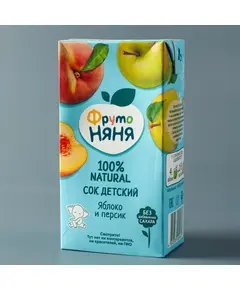 Сок детский Фрутоняня со вкусом яблоко-персик 0,5 л 540 Kinder (магазин детских товаров)
