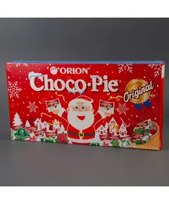 Печенье с зефирной начинкой Чокопай Choco Pie Новогодняя коллекция 20шт 1670 Союз, сеть супермаркетов