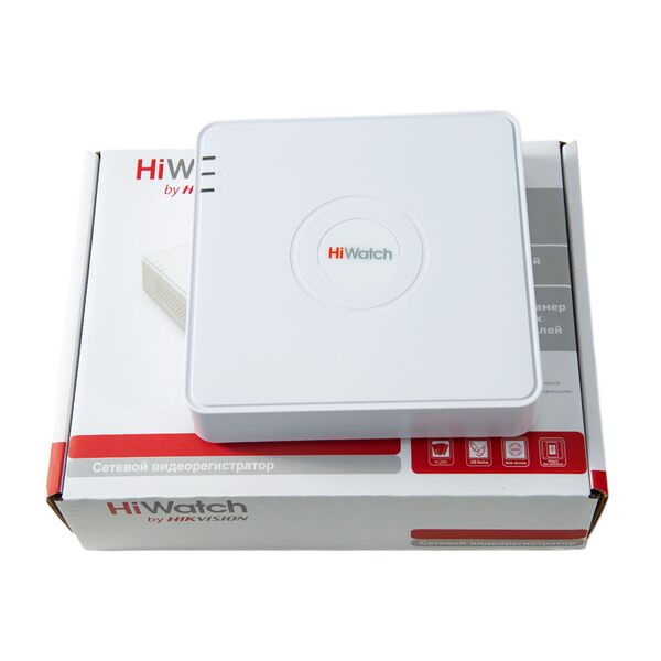 HiWatch DS-N208(B) IP видеорегистратор сетевой 8 каналов 28050 Pixel, компьютерный центр