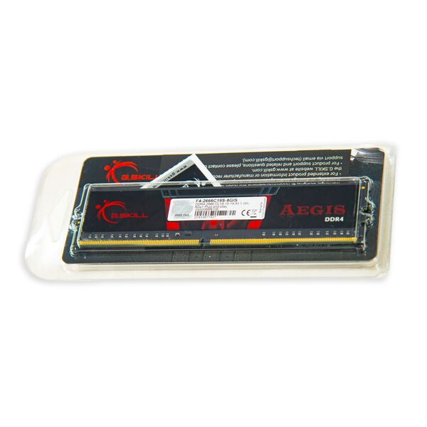 Модуль памяти, G.SKILL,Aegis F4-2666C19S-8GIS,DDR4,8GB,DIMM 13750 Pixel, компьютерный центр