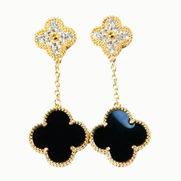 Серьги(черные) 7000 Jl showroom, jewerly, бутик одежды и украшений