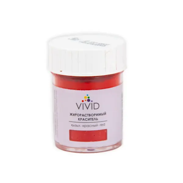 Краситель сухой жирорастворимый 7гр "VIVID" (красный) 750 Asdecor, магазин товаров для кондитеров