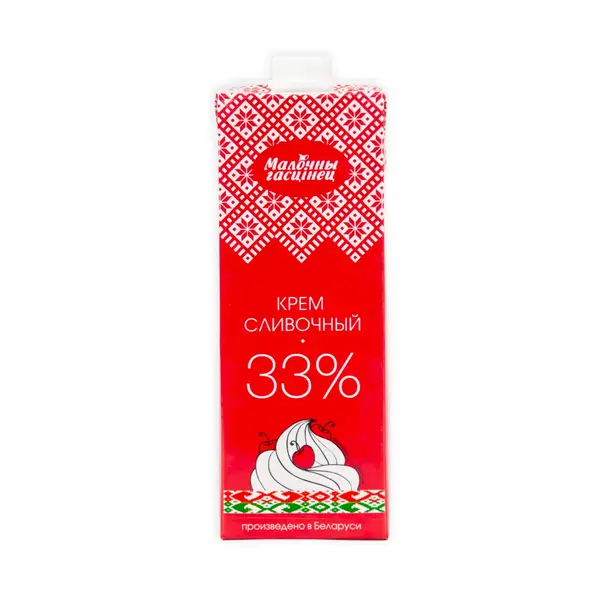 Крем сливочный ультрапастеризованный "Молочный гостинец" 33% 1л 2850 Asdecor, магазин товаров для кондитеров