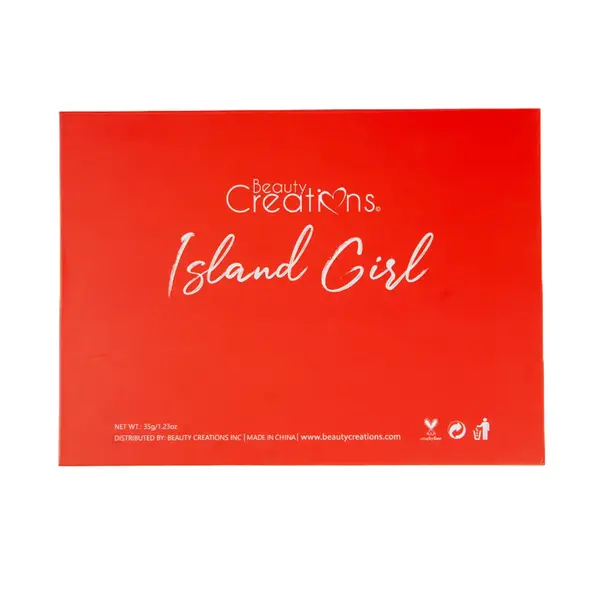 Палитра матовых теней и глиттеров Beauty Creations Island girl 10200 Pinky, магазин косметики