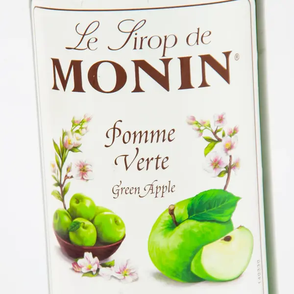 Сироп "MONIN" стекло 1л зеленое яблоко 4050 Asdecor, магазин товаров для кондитеров
