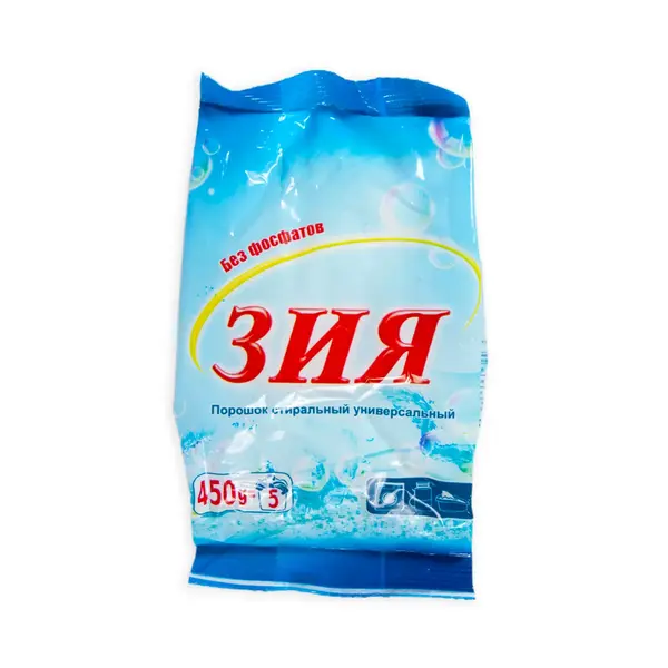 Универсальный стиральный порошок "Зия" п/э упаковка, 0,450 кг 260 ТОО "Завод бытовой химии"