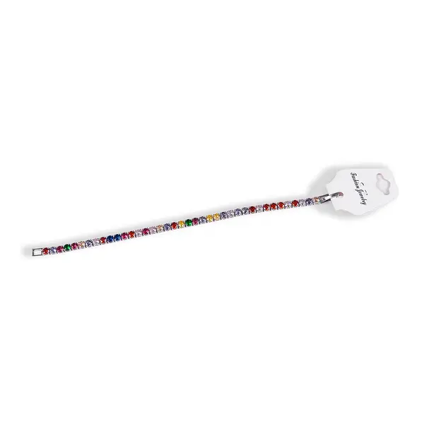 Браслет JL с цветными камнями 4000 Jl showroom, jewerly, бутик одежды и украшений