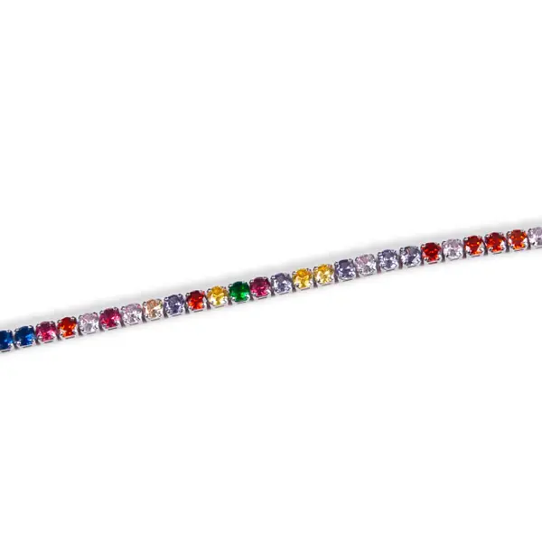 Браслет JL с цветными камнями 4000 Jl showroom, jewerly, бутик одежды и украшений