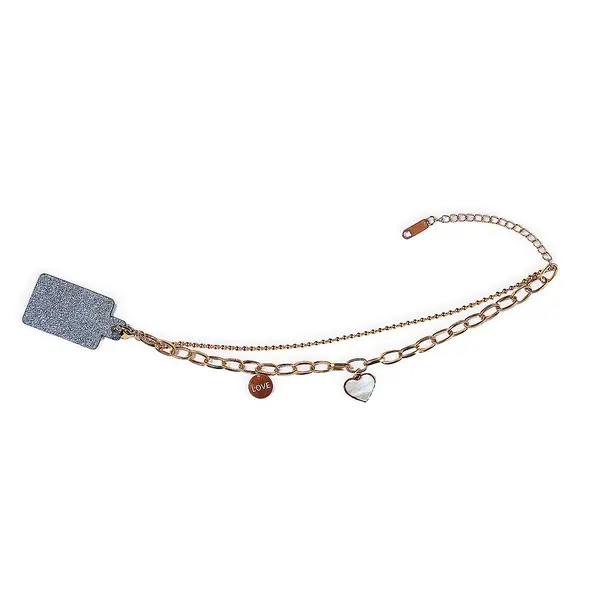 Браслет JL с двойной цепочкой 4500 Jl showroom, jewerly, бутик одежды и украшений