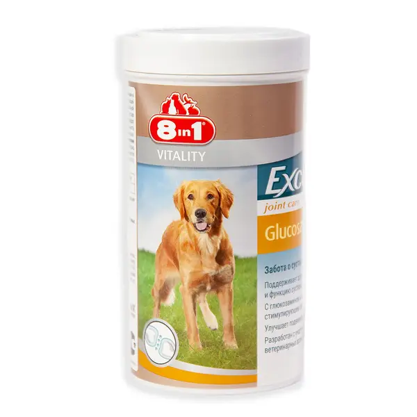 Добавка для собак Excel Glucosamine для суставов, 10500 Кото Пёс, магазин товаров для животных