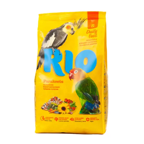 Корм Rio Daily Feed основной рацион для средних попугаев 1400 Кото Пёс, магазин товаров для животных