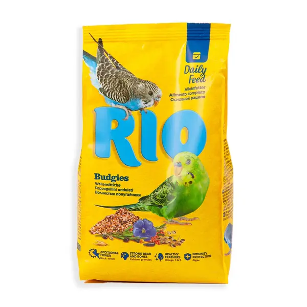 Корм Rio Daily Feed основной рацион для волнистых попугаев 1300 Кото Пёс, магазин товаров для животных
