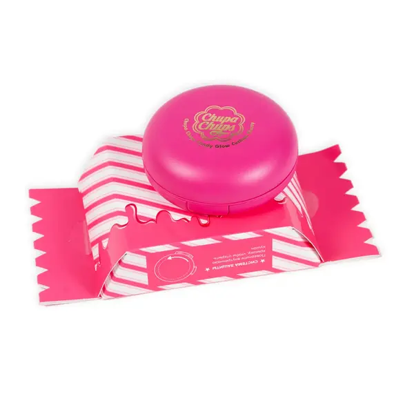 Кушон Chupa Chups Candy Glow Cushion Cherry 2.0 Shell SPF50 13900 Pinky, магазин косметики