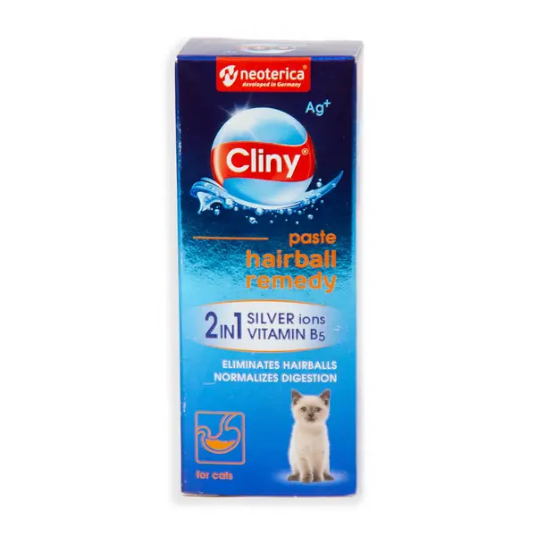 Паста для выведения шерсти кошек "Cliny" 1800 Кото Пёс, магазин товаров для животных