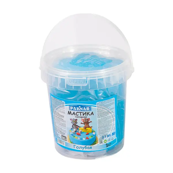 Мастика сахарная "Paknar" голубая 1 кг 1850 Asdecor, магазин товаров для кондитеров