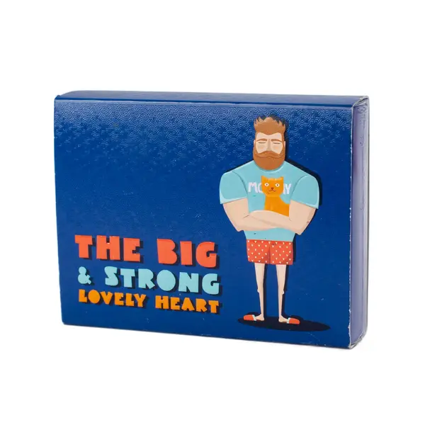 Мыло кусковое в коробочке "The big & strong lovely heart",80 гр 1300 Мылли-Ванилли, бутик косметики