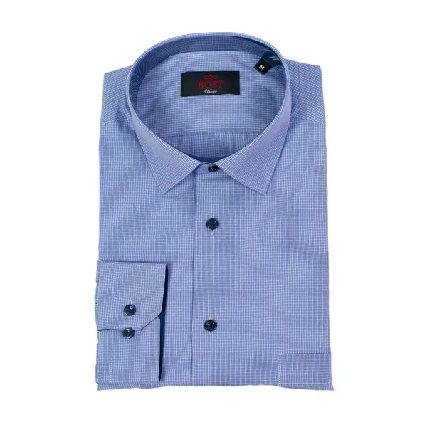 Рубашка мужская Bost сиреневого цвета 15000 Bost, ​сеть магазинов мужской одежды
