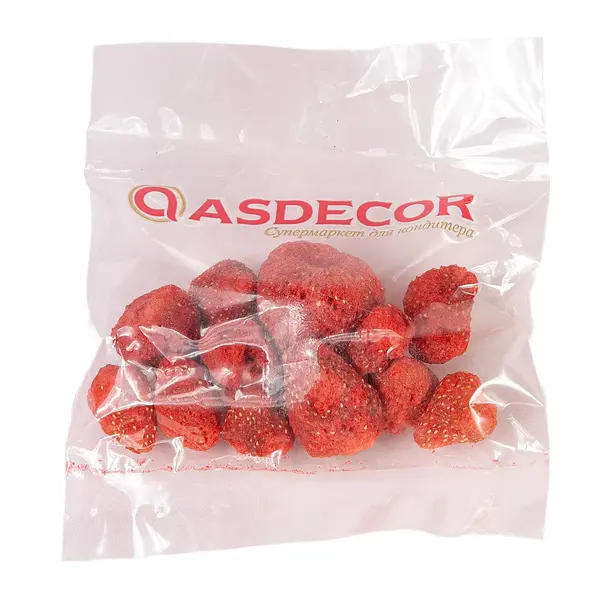 Сублимированная ягода "Клубника цельная" 20 гр 980 Asdecor, магазин товаров для кондитеров
