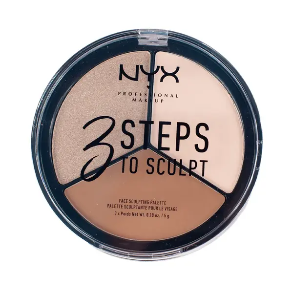 Тройная палетка для скульптурирования NYX 3 STEPS TO SCULPT 6900 Beauty buyer shop, отдел косметики и парфюмерии