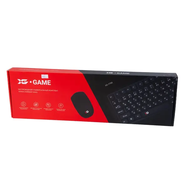 Беспроводные клавиатура + мышь X-Game XD-7700GB 5000 Alpha Power, ​центр продажи и ремонта ноутбуков и компьютеров