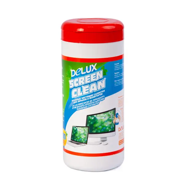 Чистящие салфетки Delux Screen Clean 100 1000 Alpha Power, ​центр продажи и ремонта ноутбуков и компьютеров