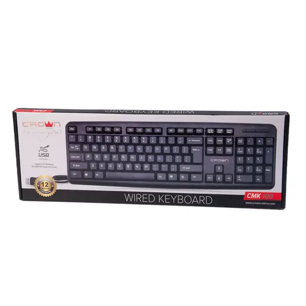 Клавиатура Crown CMK-100 2100 Alpha Power, ​центр продажи и ремонта ноутбуков и компьютеров