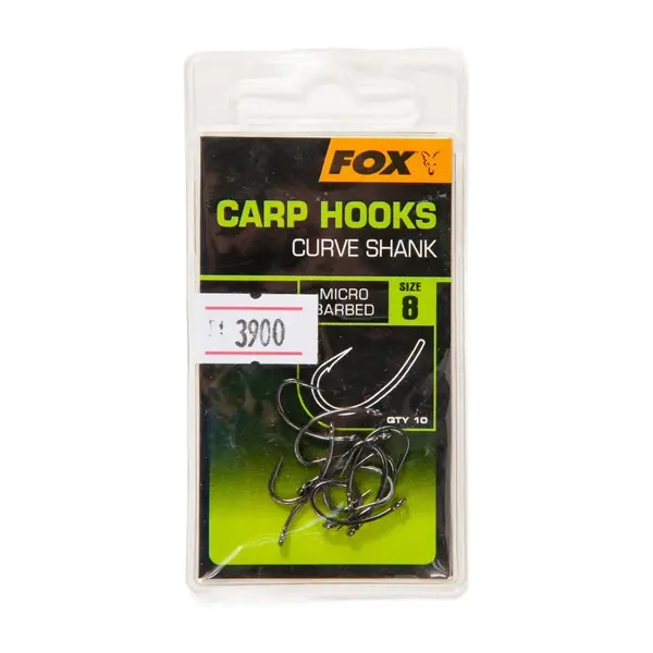 Крючки Fox Curve Shank 8 3900 Рыбак, ​рыболовный магазин