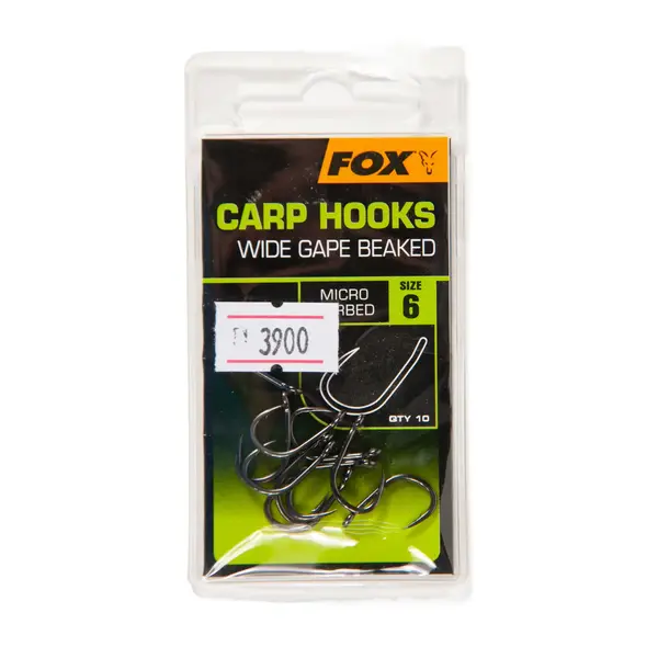 Крючки Fox Wide Gape Breaked 6 3900 Рыбак, ​рыболовный магазин