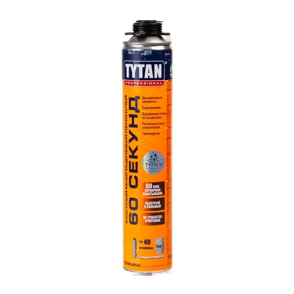 Пена монтажная пистолетная Titan Professional  750 мл. DEXX 9265 5500 Вода,лей, ​магазин
