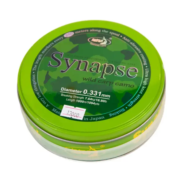 Рыболовная леска Katran Synapse Wild Carp Camo 0.331 мм камуфляж 13000 Рыбак, ​рыболовный магазин