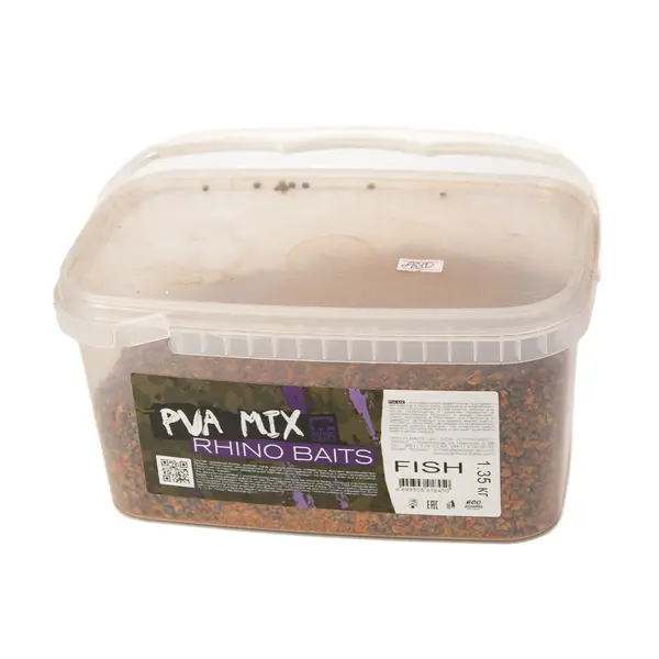 Смесь для  ловли рыбы PVA MIX Rhino Baits 1.35кг 8650 Рыбак, ​рыболовный магазин