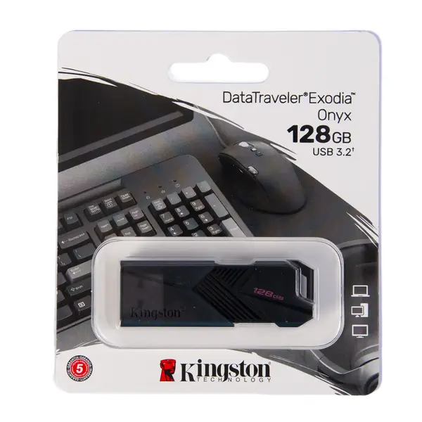 USB 3.2 Флеш 128GB Kingston Data Traveler Exodia Onyx 4500 Alpha Power, ​центр продажи и ремонта ноутбуков и компьютеров