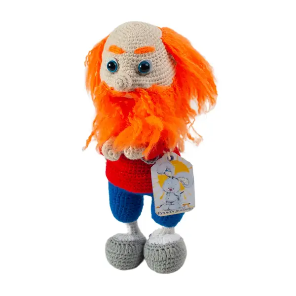 Игрушка ручной работы "Домовёнок" 3500 Игрушкин мир, мягкие игрушки ручной работы