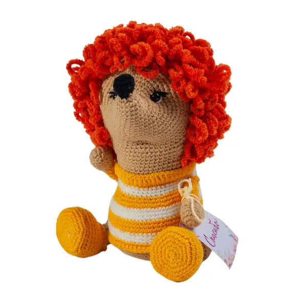 Игрушка ручной работы "Ежик" 4000 Игрушкин мир, мягкие игрушки ручной работы