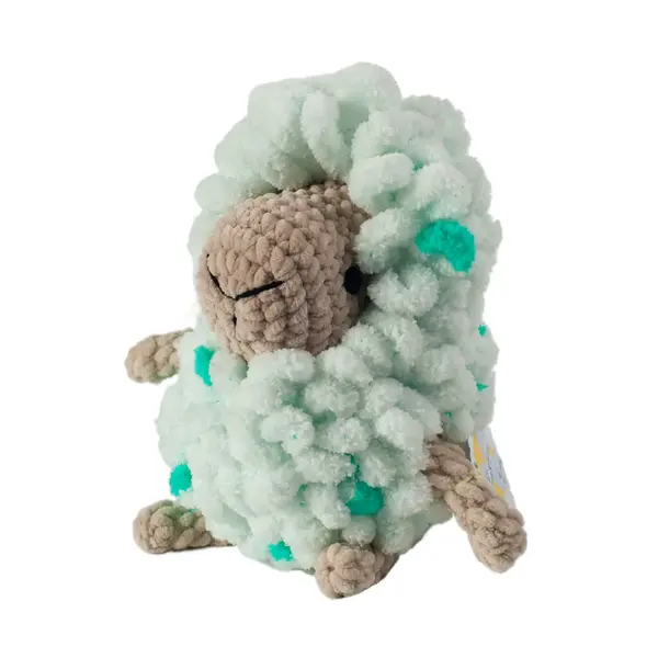 Игрушка ручной работы "Кудрявая овечка" 2800 Игрушкин мир, мягкие игрушки ручной работы