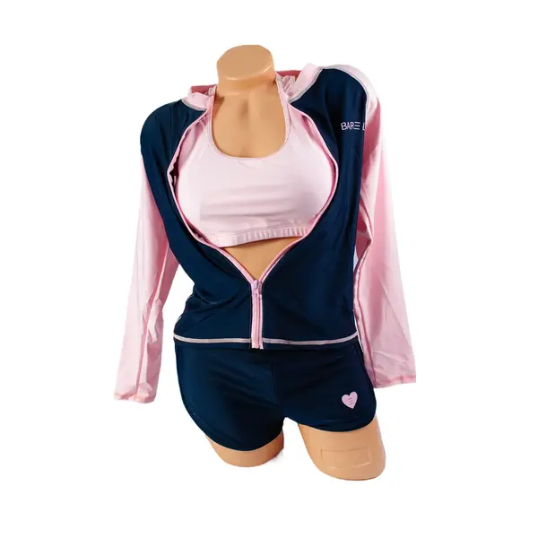 Купальник тройка розовый 12000 Bella Bikini, магазин купальников