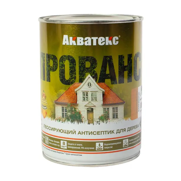 Лессирующий антисептик для дерева Акватекс Прованс 0,75л 3500 Русский лес, ​компания
