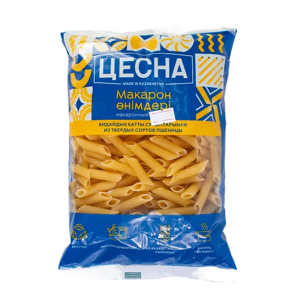 Макароны Цесна Перья 400 гр 325 Абрикос, магазин продуктов, Сарыарка 8/4