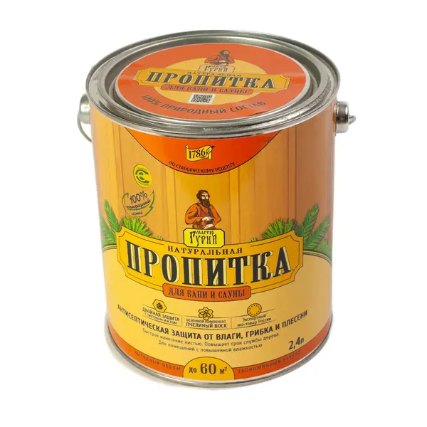 Натуральная пропитка для бани Мастер Гурий 16000 Русский лес, ​компания