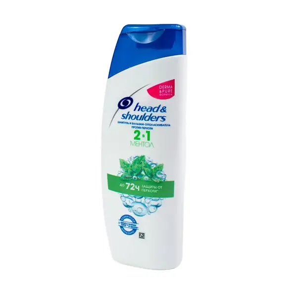 Шампунь-ополаскиватель "Head & shoulders" 2 в 1 Ментол 200 мл 1345 
