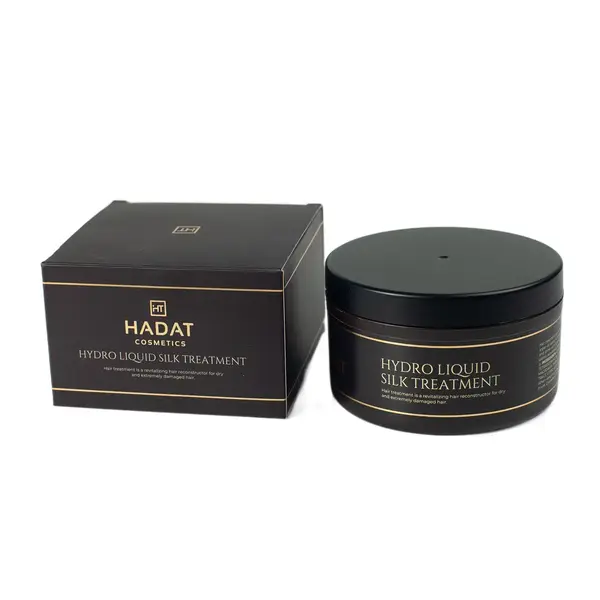 Восстанавливающая маска для волос с маслом арганы Hadat Cosmetics Hydro Liquid Silk Treatment 17500 Pinky, магазин косметики