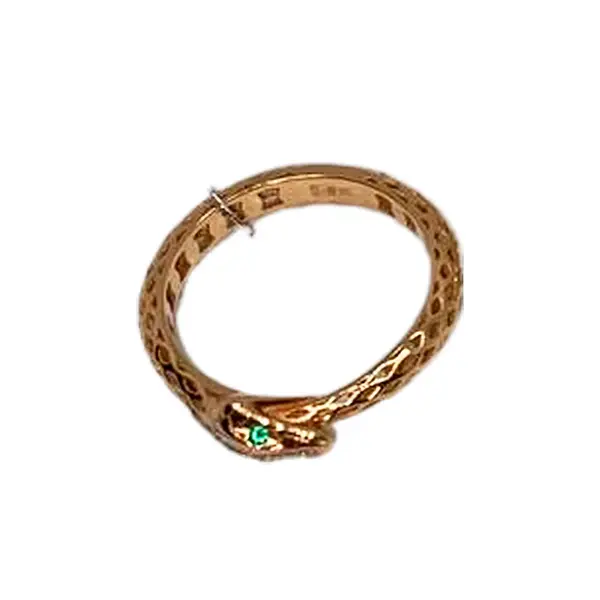 Кольцо золотое в виде змеи 17 размер 2,13 грамма 144600 Золотая рыбка, ​ювелирный салон