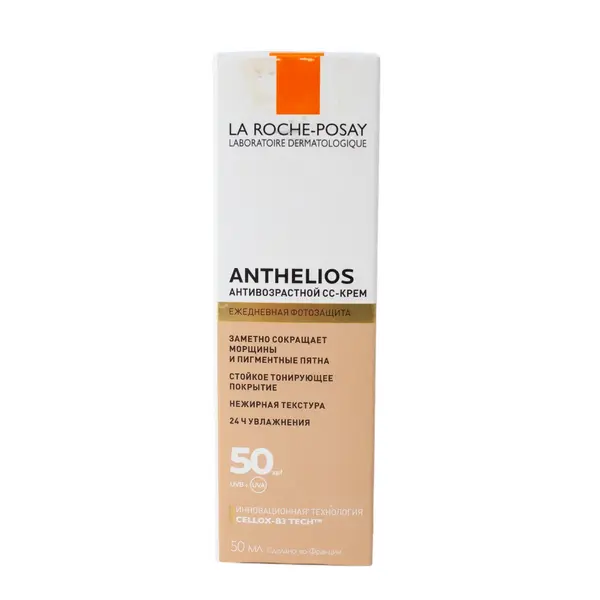 LA ROCHE-POSAY ANTHELIOS Солнцезащитный антивозрастной тональный крем для лица SPF 50 11950 