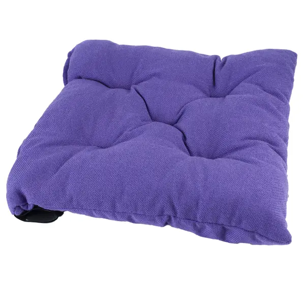 Подушка на стул 38x38 см фиолетового цвета 2500 ZETA, ​магазин мебели и товаров для дома