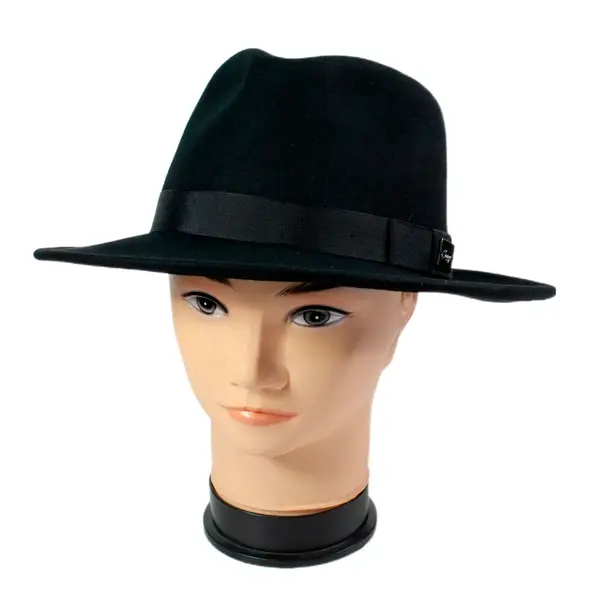 Шляпа мужская фетровая с широкими полями 16500 Hat & Cap,бутик головных уборов