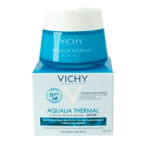 VICHY AQUALIA THERMAL Крем насыщенный для сухой и очень сухой кожи лица 50 мл 13050 Вита, сеть аптек