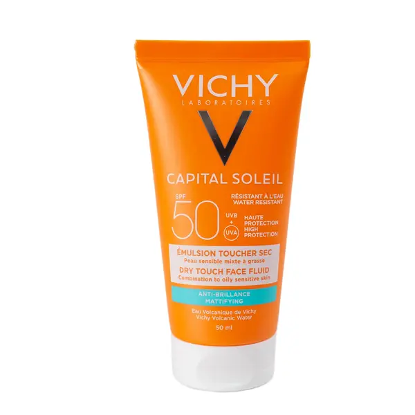 VICHY Capital Soleil эмульсия солнцезащитная матирующая для нормальной, комбинированной и жирной кожи лица SPF50+ 50 мл 10750 