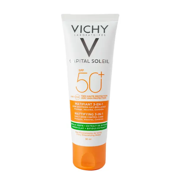 VICHY Capital Soleil матирующий уход 3 в 1 SPF50+ 50 мл 8300 